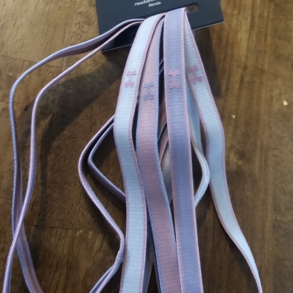Under Armour Dual-Tone Headbands in Pink and Blue